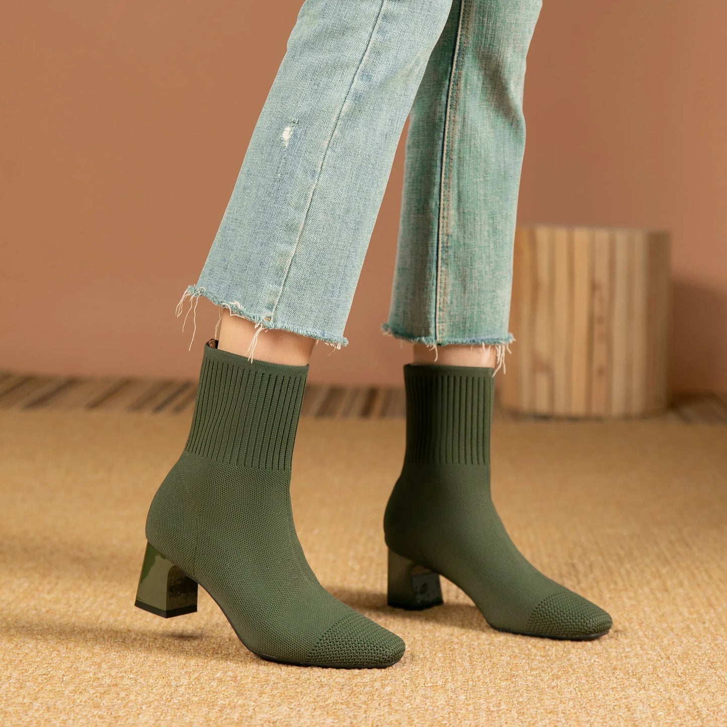 Bottines Stretch Tendance