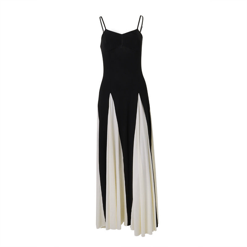 Robe Femme Contrastée - Style Épuré et Chic - Weytia