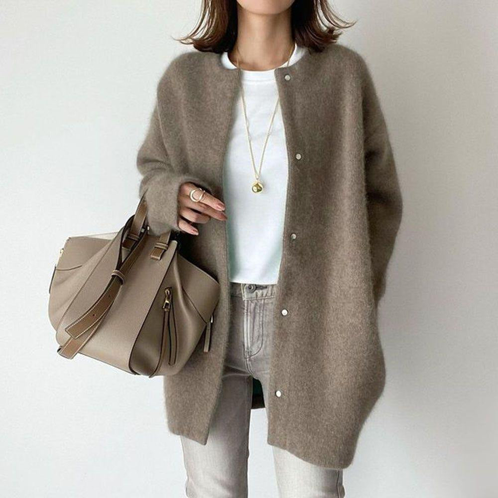 LUMERA | Cardigan à Col Rond Boutonné - Weytia