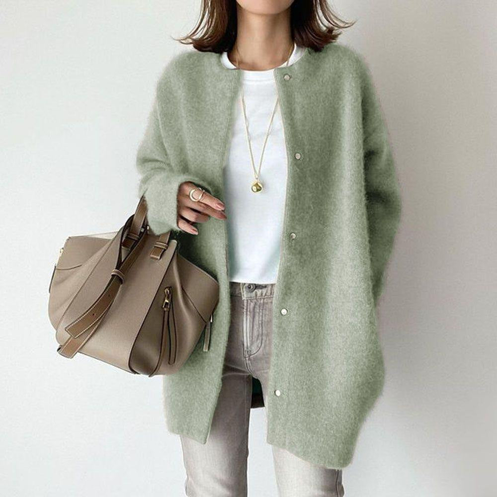 LUMERA | Cardigan à Col Rond Boutonné - Weytia