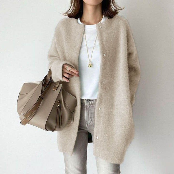 LUMERA | Cardigan à Col Rond Boutonné - Weytia