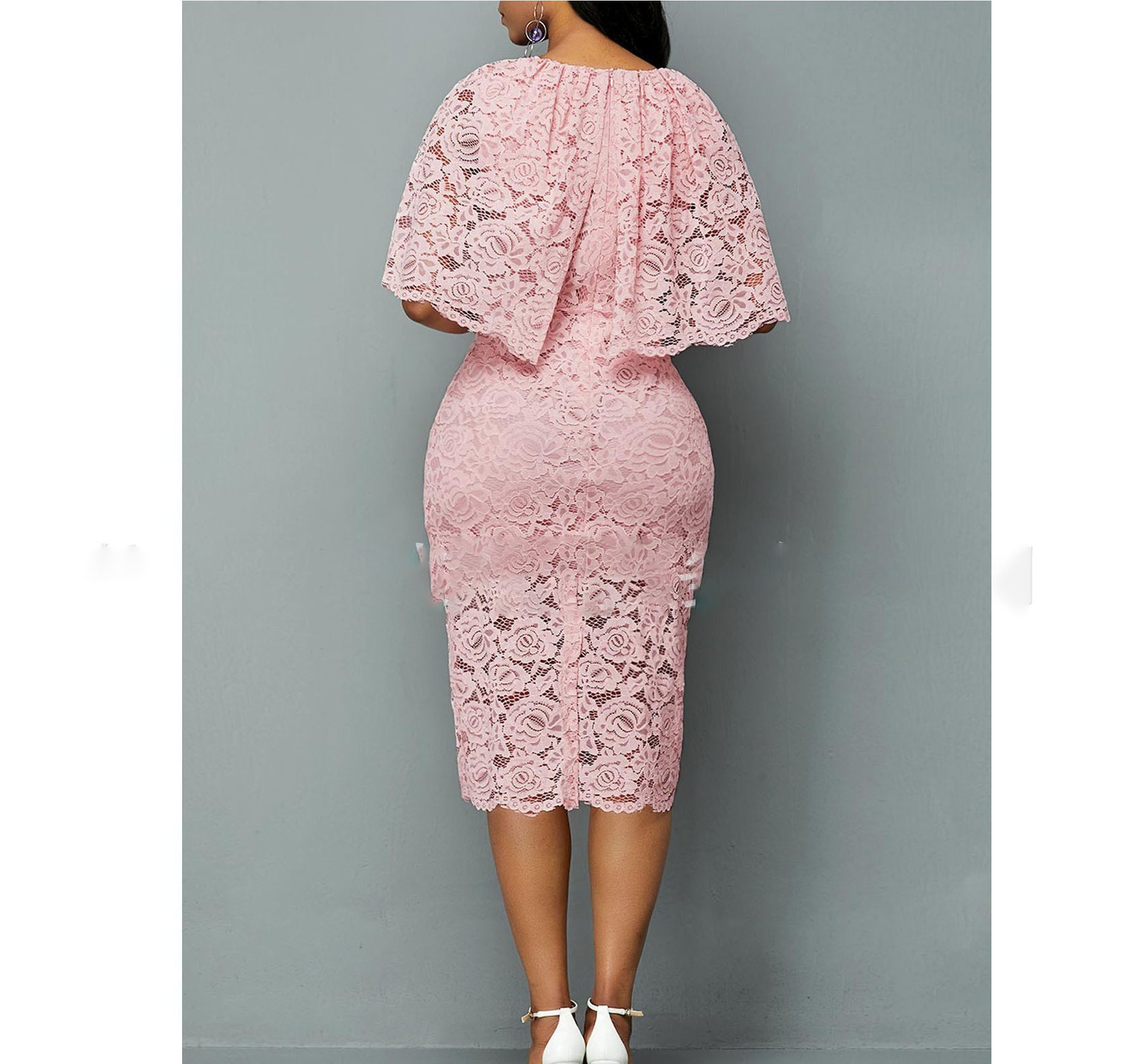 La Paris Anaïs — Robe en Dentelle Africaine - Image 3