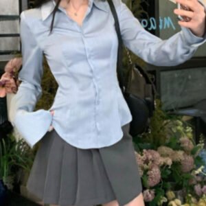 La Vela-Éclat — Blouse Satin Élégante
