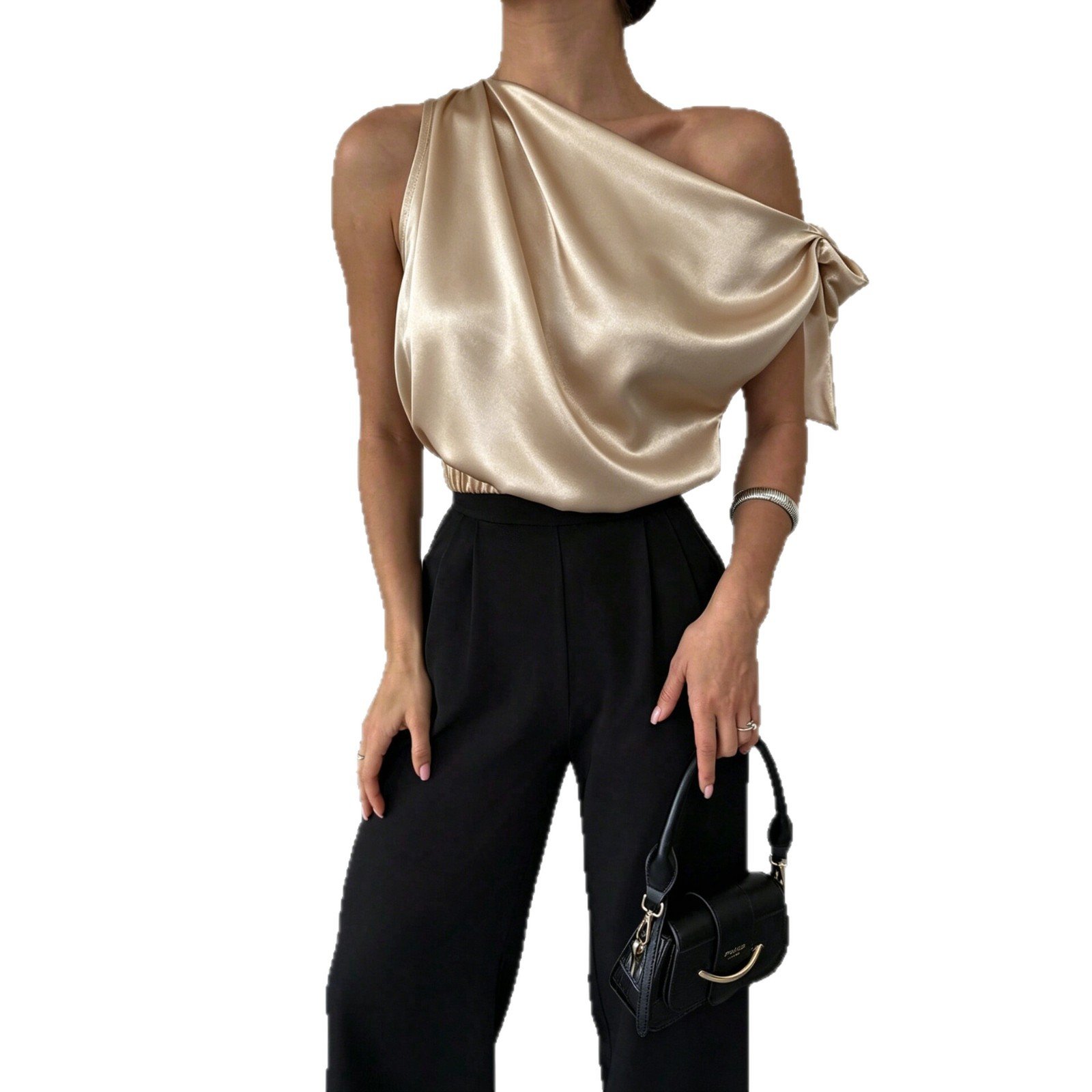 La Capucine-Pivoine — Blouse Satin Épaules Nues - Image 6