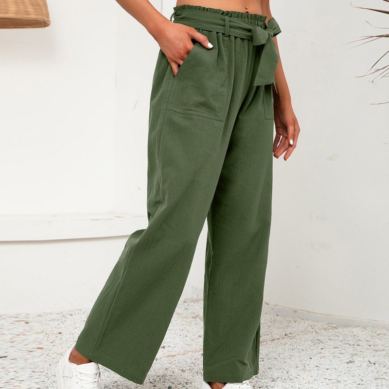 Le Apolline Azur — Pantalons larges décontractés